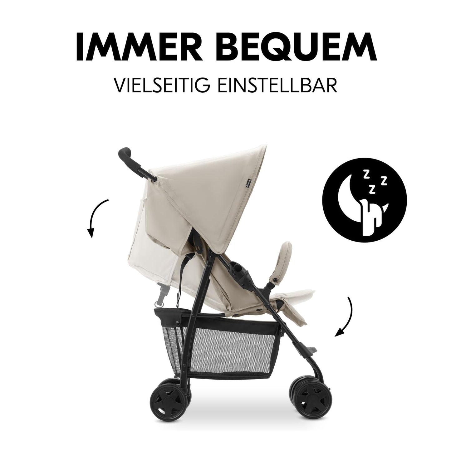 Kinder Buggy Sport – Leichter Reisebuggy 5,9 kg, Liegefunktion, Faltbar, Einkaufskorb 🍼🛒